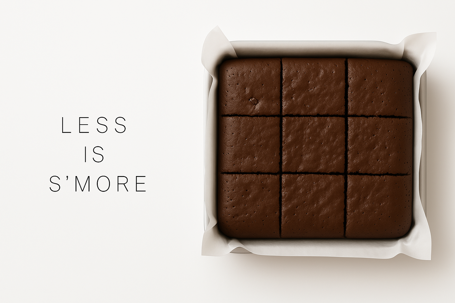 手工巧克力布朗尼